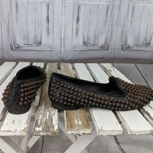 Steve Madden studlyy studded 7 7m women flats flat